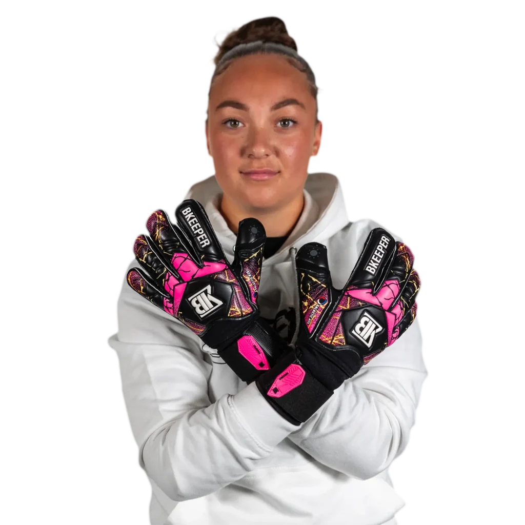goalkeeper gloves galactic #25 black bkeeper