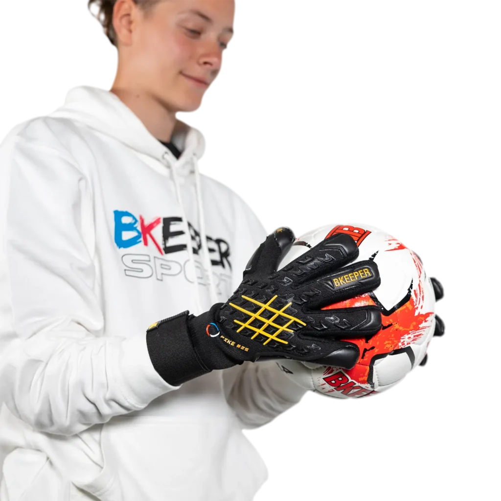 goalkeeper gloves pike #25 black bkeeper