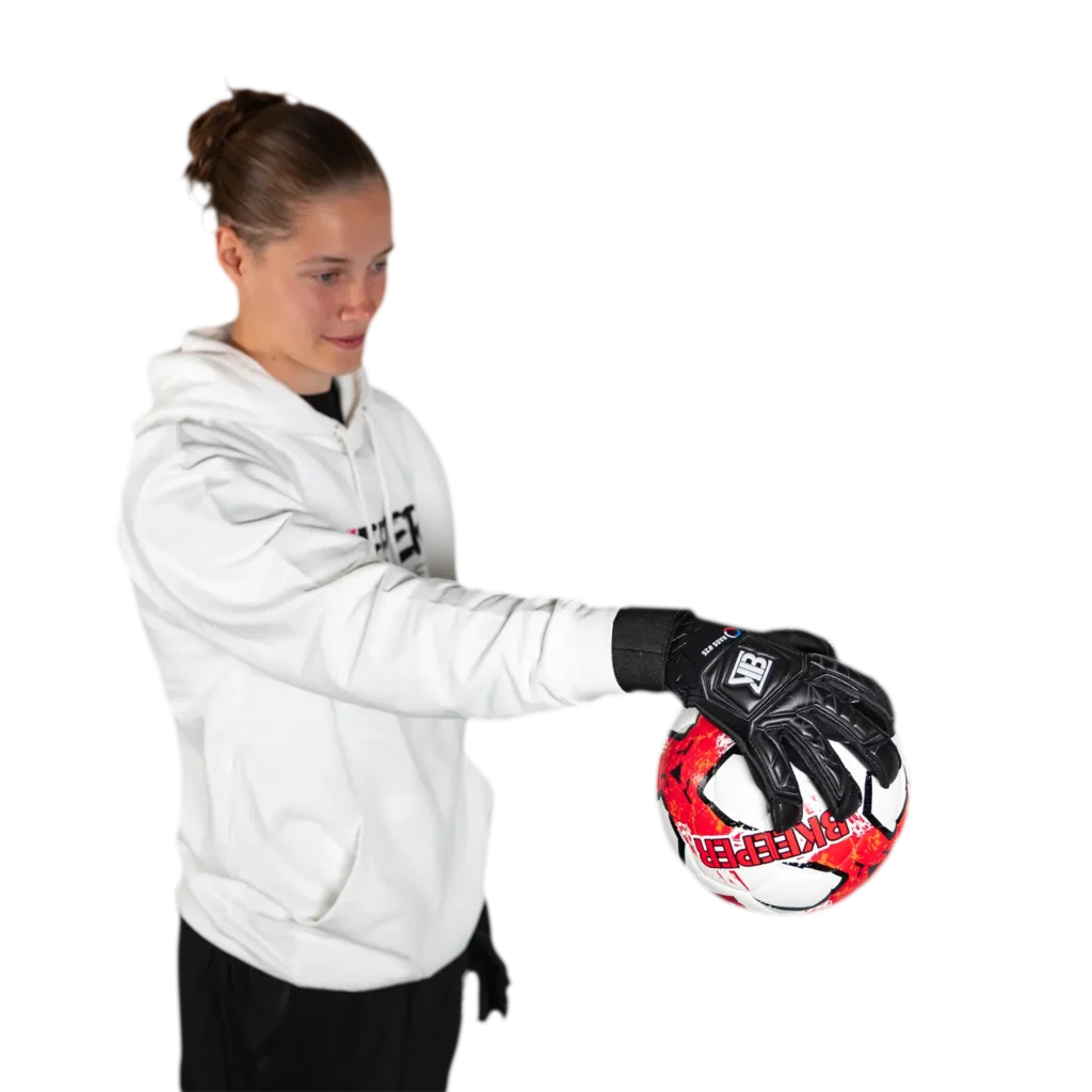 goalkeeper gloves naos #25 black bkeeper