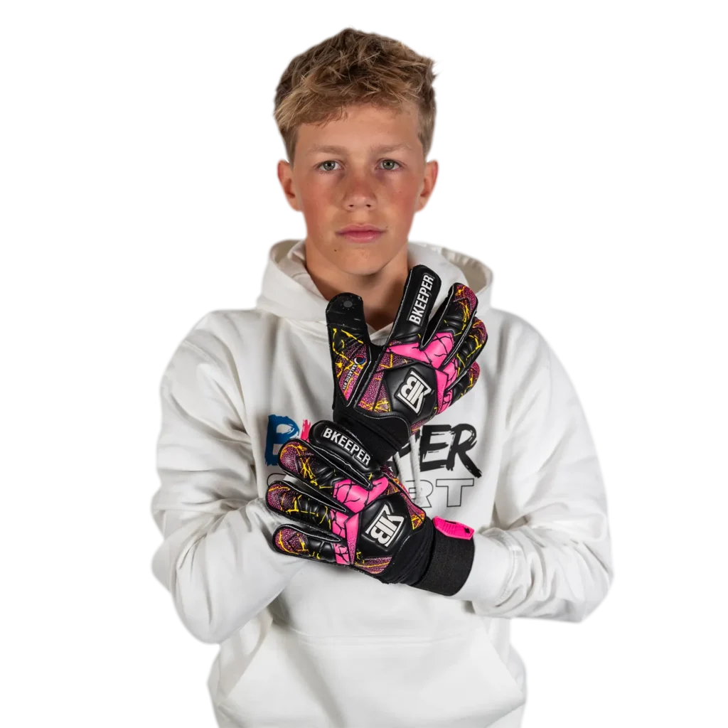 goalkeeper gloves galactic #25 black kids bkeeper