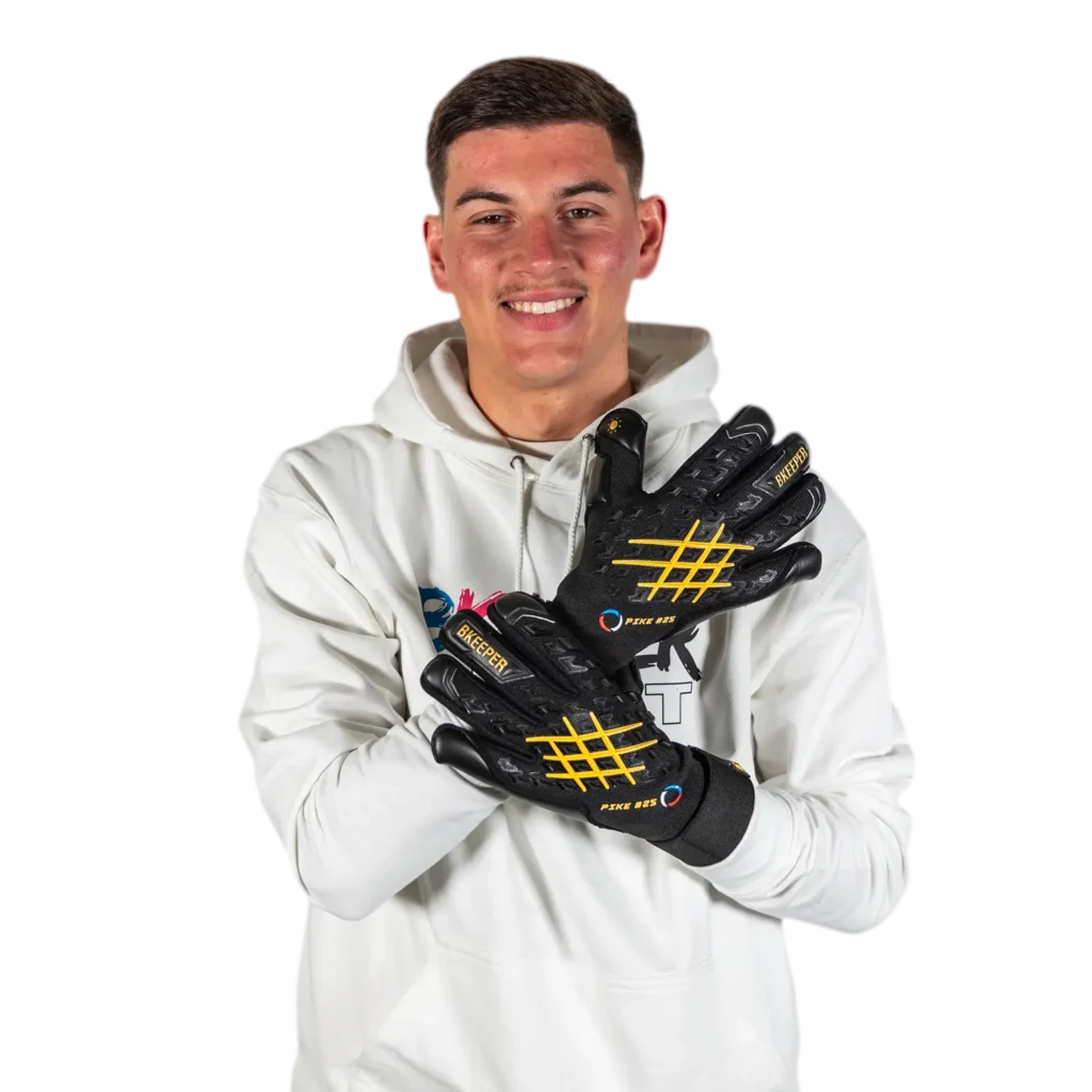 goalkeeper gloves pike #25 black bkeeper