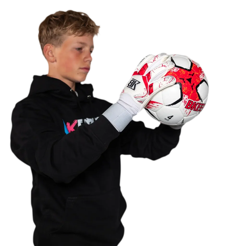 goalkeeper gloves galactic #25 white kids bkeeper