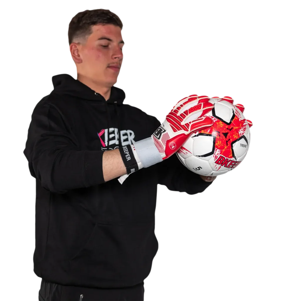 goalkeeper gloves ethel #25 red bkeeper