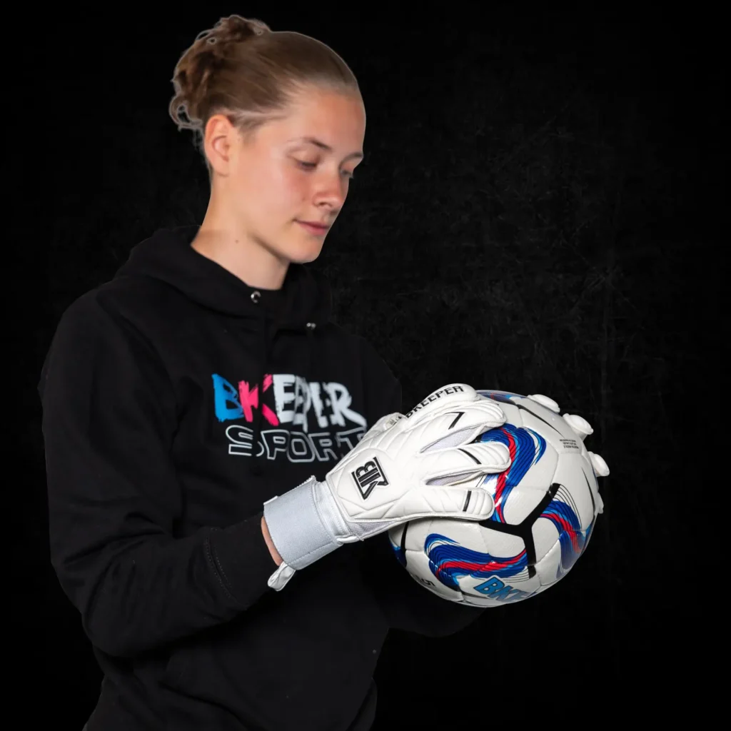 Hydra White goalkeeper gloves