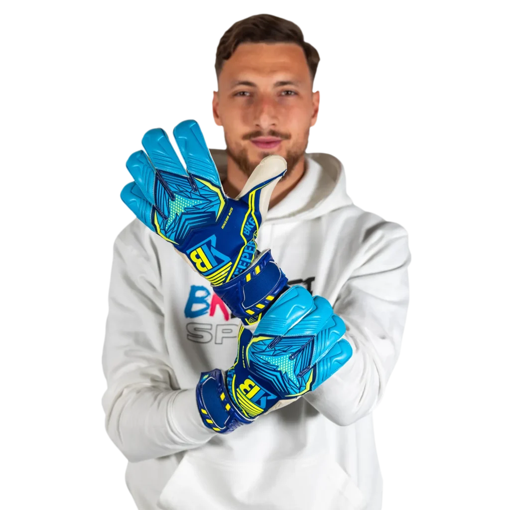 Goalkeeper gloves anzar #25 blue bkeeper