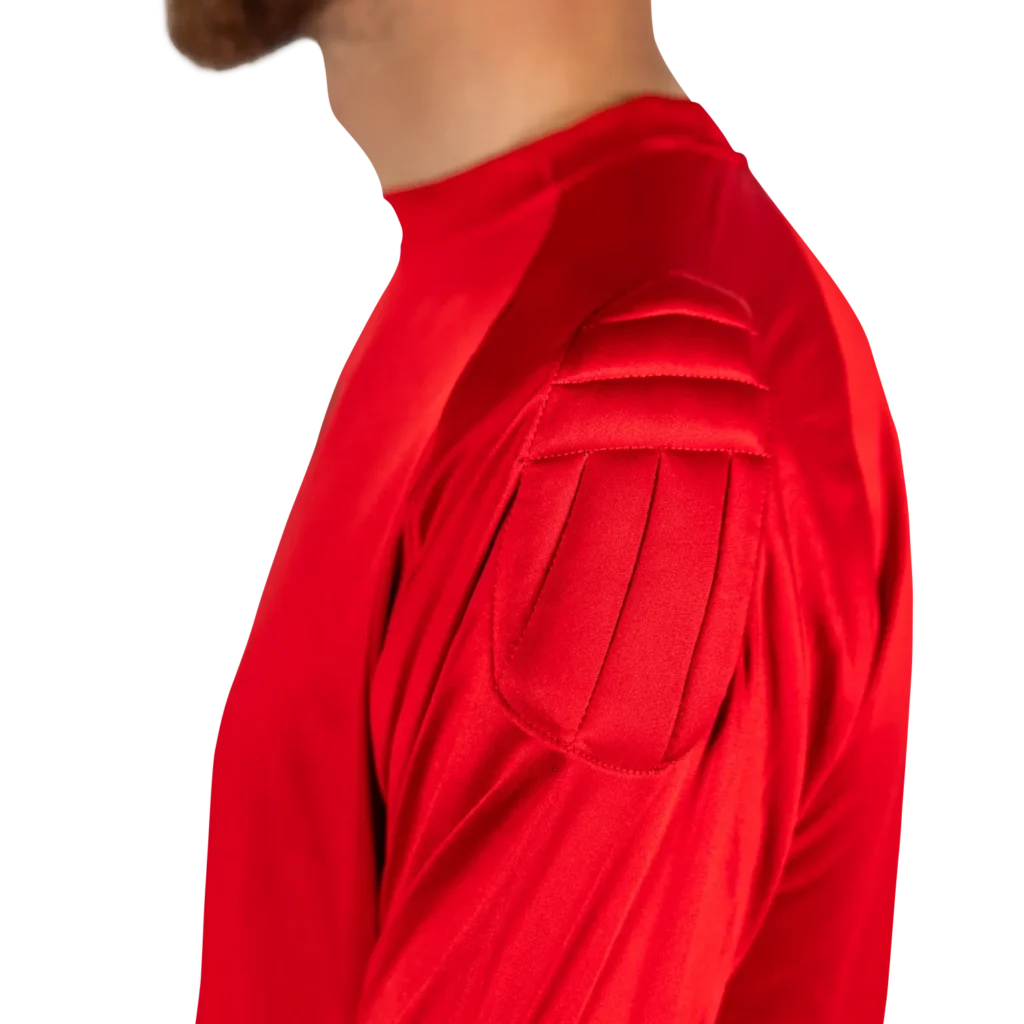 camiseta portero roja