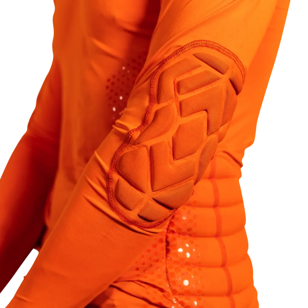 eva padding compression top orange