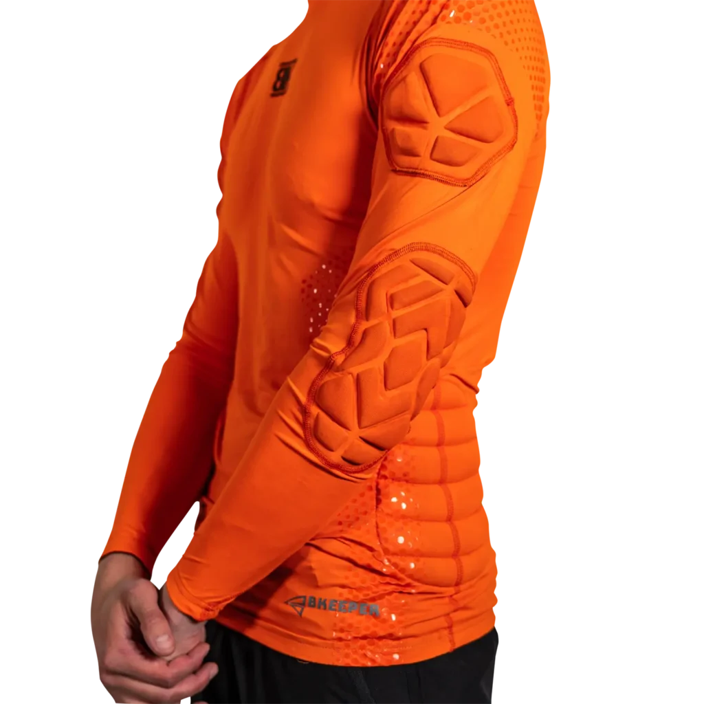 eva padding compression top orange