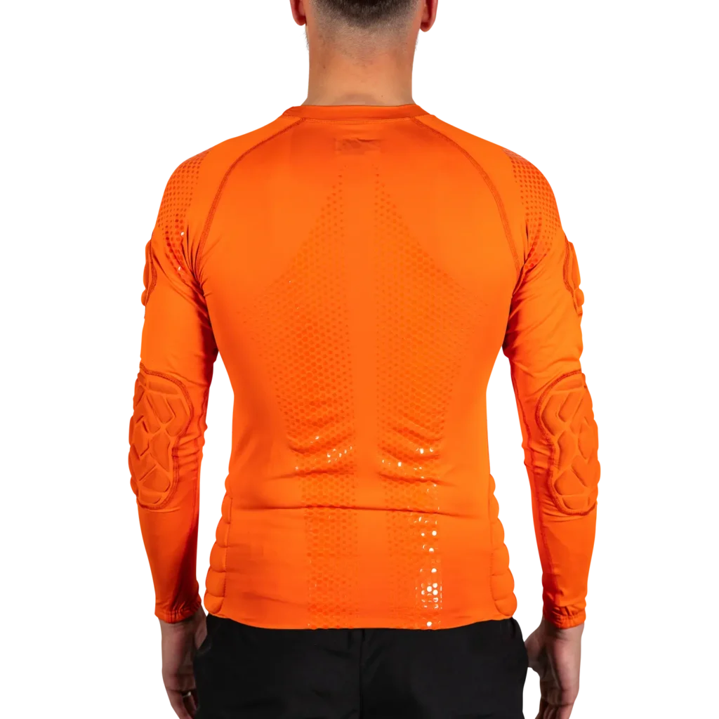 eva padding compression top orange